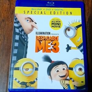 DESPICABLE ME 3 Special Edition on BLU-RAY + DVD